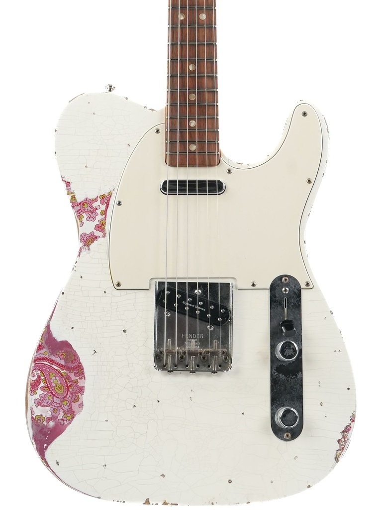 Fender Telecaster Olympic White Over Paisley 1967 | The Fellowship